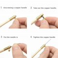 thumbnail image 5 of BUYISI Long Lasting Crochet Hook Set For Bead Embroidery Comfortable And Lightweight Beech Wood, 5 of 5