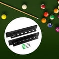 6 Pool Rack, Professional Wall Mounted Wood Billiard/Pool Rack