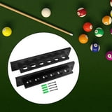 6 Pool Rack, Professional Wall Mounted Wood Billiard/Pool Rack ...