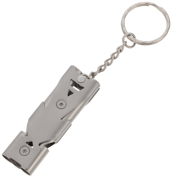 PAMINGONO Silver Stainless Steel Bird Whistle 1Set for Bird Training Attract Attention Loud Clear Sound