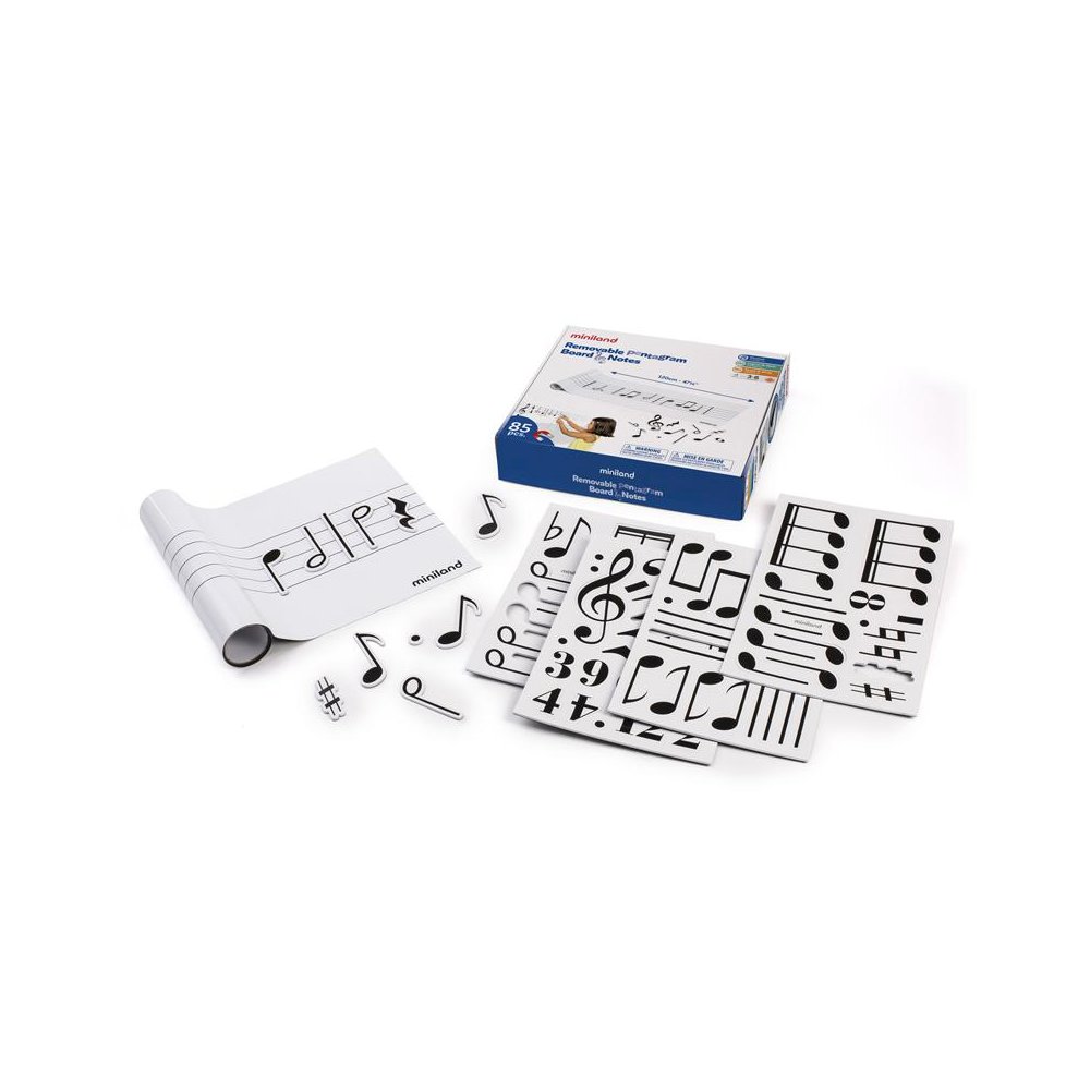 Miniland Educational Removable Pentagram Board and Notes