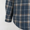 thumbnail image 6 of pbnbp 2023! Womens Sherpa Fleece Lined Flannel Jacket Warm Button Up Fall Winter Casual Plaid Hooded Long Sleeve Jackets Coat, 6 of 6