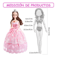 thumbnail image 4 of 86pzs Muñeca Mueble Vestido Bolso Kit Juguetes Para Niños Xtellar multicolor, 4 of 4