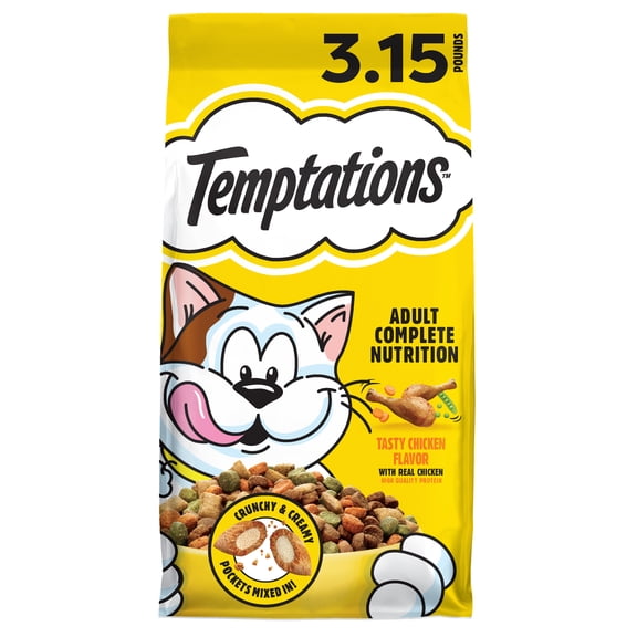 TEMPTATIONS Tasty Chicken Flavor Adult Dry Cat Food