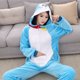 thumbnail image 3 of Pijama de franela para mujer, mono largo de Anime Kigurumi, mono a juego para familia y niños, Pijama divertido para vacaciones, 3 of 5