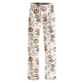 thumbnail image 4 of Womens Halloween Pj Pants Cute Pumpkin Print Elastic Waist Sleepwear Halloween Casual Cozy Bottoms Pajamas, 4 of 9