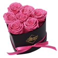 thumbnail image 1 of GLAMOUR BOUTIQUE Caja con Forma de Corazón de Flores Forever de 7 Piezas - Rosas Preservadas Rosas Inmortales que Duran un Año - Flores Preservadas de Rosas Eternas para Entrega Prime Día de la Madre, 1 of 1