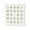 White-S, variant on Segmented Grids Wall Panel For Home Office Storage Customizable Plastic Organizers With Hook And Shelves