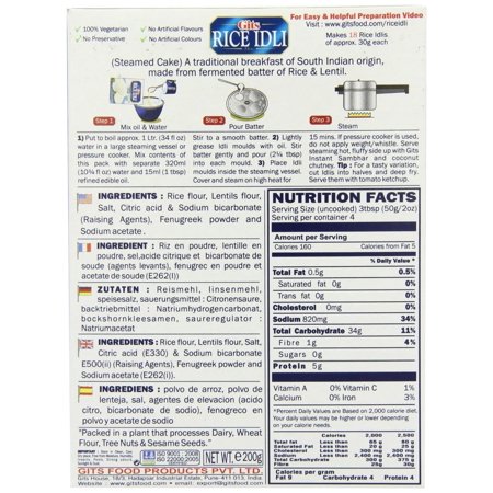 Mix Idli 7-Ounce (10 Pack)