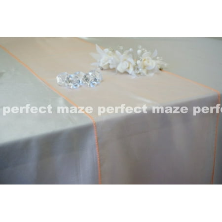 Perfectmaze 12 x 108 Inch Royal Blue Organza Table Runner for Wedding, Party, Engagements, Formal Events Table
