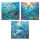 thumbnail image 1 of Ravensburger Rompecabezas: El mundo animal del oceano 3 Pack 49 piezas azul Estándar, 1 of 5