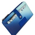 thumbnail image 2 of Wrangler Wallet for Women Leopard Print RFID Wallets Bifold Ladies Clutch Wallet, Navy, 2 of 6