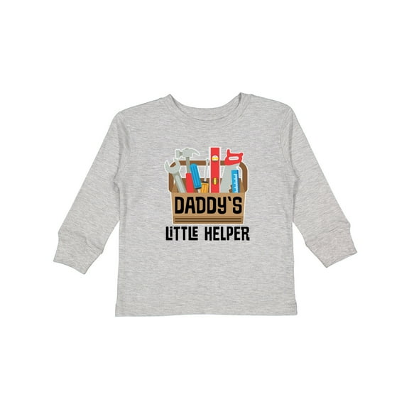 Inktastic Daddys Little Helper Tool Box Boys or Girls Long Sleeve Toddler T-Shirt