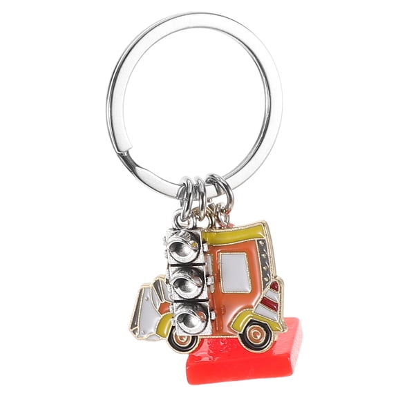 OATIPHO Retro Camper Keychain Alloy and Plastic Material Portable for Party Favors and Bag Charm