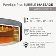 INTEX PureSpa Plus Inflatable Bubble Jet Spa & Replacement Filters (8 Pack)