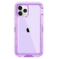 thumbnail image 3 of Funda protectora transparente resistente a prueba de golpes 3 en 1 para iPhone 16, 15, 11, 12, 13, 14 Pro Max, MINI, XR, XSMAX, X, XS, SE, 7, 8, 6, 6S Plus, 3 of 5