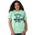 thumbnail image 5 of Cute Hippie Heart Mermaid Sprit Women's Graphic T Shirt Tees Brisco Brands X, 5 of 6