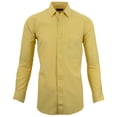 thumbnail image 2 of Monsieur Camisa de Vestir Regular Fit  Trigo, 19" Cuello 34" Manga Monsieur 13090B, 2 of 4