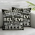 thumbnail image 3 of YANMS In Have Beer Funny Pillow Cover For Drinker, , Friend, Dad, Mom, , , &amp; Beer Lover White Throw Pillow, 3 of 5