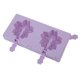 thumbnail image 1 of Molde de silicona para hacer paletas heladas, molde para hornear con palito de paleta (dos flores de cerezo), 1 of 8