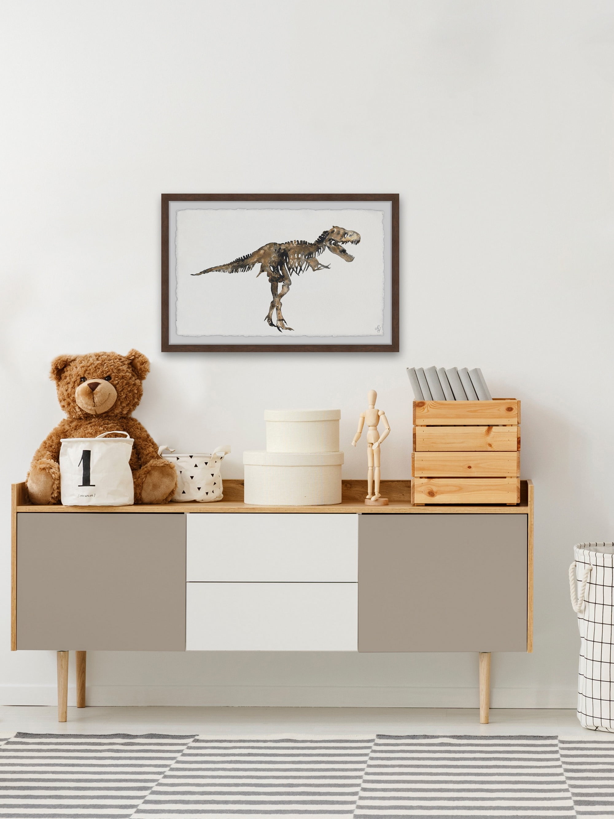 Marmont Hill T-Rex Skeleton Framed Wall Art