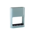 thumbnail image 1 of Soporte para paraguas, soporte para paraguas con bandeja hidroscópica, cubo para paraguas para oficina en el hogar en interiores, 1 pieza, azul, 1 of 4
