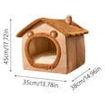 thumbnail image 3 of BotaniNest Lit de Sommeil d'Intérieur Chaud pour Chat d'Hiver Confortable, Convient aux Chats, Chiots et, 3 of 7