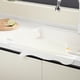 thumbnail image 5 of Sink Splash Guard Versatile Large Size Splash Proof Silicone Suction Cups Sink Water Splash Guard for Kitchen Washbasins Beige, 5 of 5
