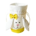 thumbnail image 1 of TanSiDing Easter Bunny Tote Bag for Candy & Egg Hunt, Soft Fabric Party Favor Gift Bag with Handle, Festive Holiday Decorations, 1 of 6
