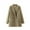 Army Green, variant on Meichang Business Blazers for Women Fall Long Length Sleeves Jacket Elegant Lapel Open Front Blazer Solid Double Button Outwear