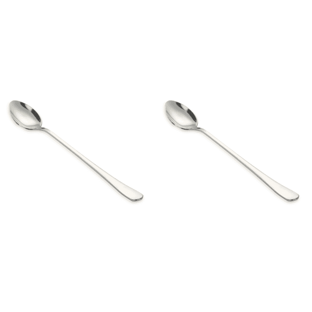 Cuchara Hielo Con Largo Acero Inoxidable Cucharas para Té Y Vajilla (plata)