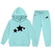 thumbnail image 5 of Cowsor Little Girls Outfits 2 Piece Toddler Long Sleeve Sweatshirt Leggings Pants Clothing Set, 5 of 5