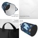 thumbnail image 2 of Balery Alpaca Astronaut in Space Cesta de ropa redonda con asas, impermeable, independiente, para ropa, juguetes, dormitorio y familia-Small, 2 of 6