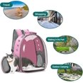 thumbnail image 5 of Mochila transportadora para gatos, mochila transportadora para mascotas, paquete frontal para gatos pequeños, medianos, cachorros, mochila transportadora para perros, bolsa, cáps, 5 of 5
