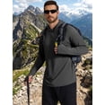 thumbnail image 3 of COOFANDY Men' UPF 50+ Fishing Shirt Long Sleeve UV SPF Sun Protection Hoodies Lightweight Rash Guard for Hiking Outdoor, 3 of 6