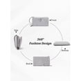 thumbnail image 3 of Punplita Women Wallet Leather Long Wallets for Women with Zipper and Card Holder, 3 of 8