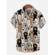 thumbnail image 2 of Camisa casual con estampado de gato lindo para hombre, camisa de manga corta clásica con impresión 3D para uso diario, camisas hawaianas de moda para mujeres Hrajuku, 2 of 5
