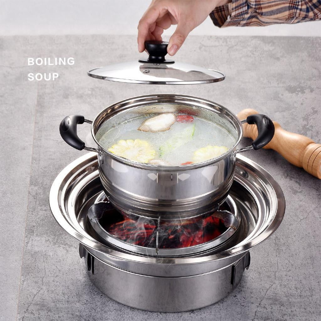Axioma Korean Barbecue Grill Barbecue Stove Charcoal Grill for Indoors/Outdoors Korean 23.5cm