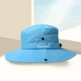 thumbnail image 4 of Chapeau de Soleil Réglable Anti Soleil Hommes Femmes Fixe Corde UV Protection Queue de Cheval Seau Bouchon pour l'Extérieur, 4 of 10