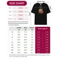 thumbnail image 7 of T Shirts for Women Short Sleeve Cotton Crewneck T-Shirt, Colorful Poppy Embroidered Flowers Tee Tops Casual Basic T-Shirts, XS-5XL Black 3XL, 7 of 7
