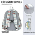 thumbnail image 5 of Blue Strawberry Plants Fruit Backpack for School,Cute School Bag,Schoolbag with Adjustable Shoulder Straps & Padded Back,13.4"x11"x4.7", 5 of 6