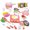 Pink, variant on Kids Pretend Kitchen Play Set , 36 Pcs Cooking Set, Educational Interactive Pretend Cooking Toy for Toddlers Boys Girls, Indoor Family Game Holiday Gift