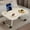 White, variant on Ultra Large Laptop Bed Table | Multi-functional Tray with Cup Holder & Drawer | USB/Fan/Light for Reading & Eating | Stable Foldable for Bed/Sofa/Floor Use