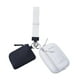 thumbnail image 2 of Monedero de nailon con llavero y pulsera, organizador de moda, doble bolsa para fiestas y festividades. Negro Gris, 2 of 9