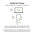 thumbnail image 4 of Cargador de pared Belkin BoostCharge Pro 45 W dual USB-C GaN, 4 of 6