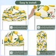 thumbnail image 6 of Summer Yellow Lemons Arch Backdrop Cover 4 FT Fruits Pink Flower Green Leaf Stretchy Elastic Arch Stand Covers Spandex Arched Background Birthday Wedding Party Decoration (No Stand), 6 of 9