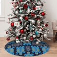 thumbnail image 5 of Sikiie Turtle 30-48 inches {designName} Print Christmas Tree Skirt Snowman Xmas Tree Skirt with Edge Christmas Decorations for Holiday Party, 5 of 7