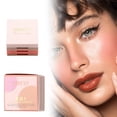 thumbnail image 2 of Facial Contouring Highlight Blush 3 in 1 Makeup Set High Gloss Powder Blusher, 2 of 8