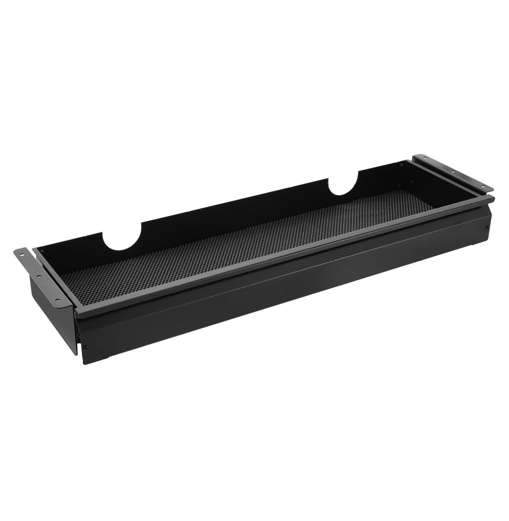 Under Desk Drawer 33", Slide Out Organizer, Hidden Desktop Storage, Pencil Drawer for Office Home, Sit Stand Workstation - 33x9x4 Inch