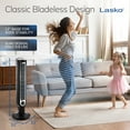 thumbnail image 4 of Lasko 36" 3-Speed Remote Controlled Oscillating Tower Fan, Black, 2511, 4 of 12